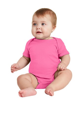 RADYAN® Infant Baby Rib Bodysuit Short Sleeve