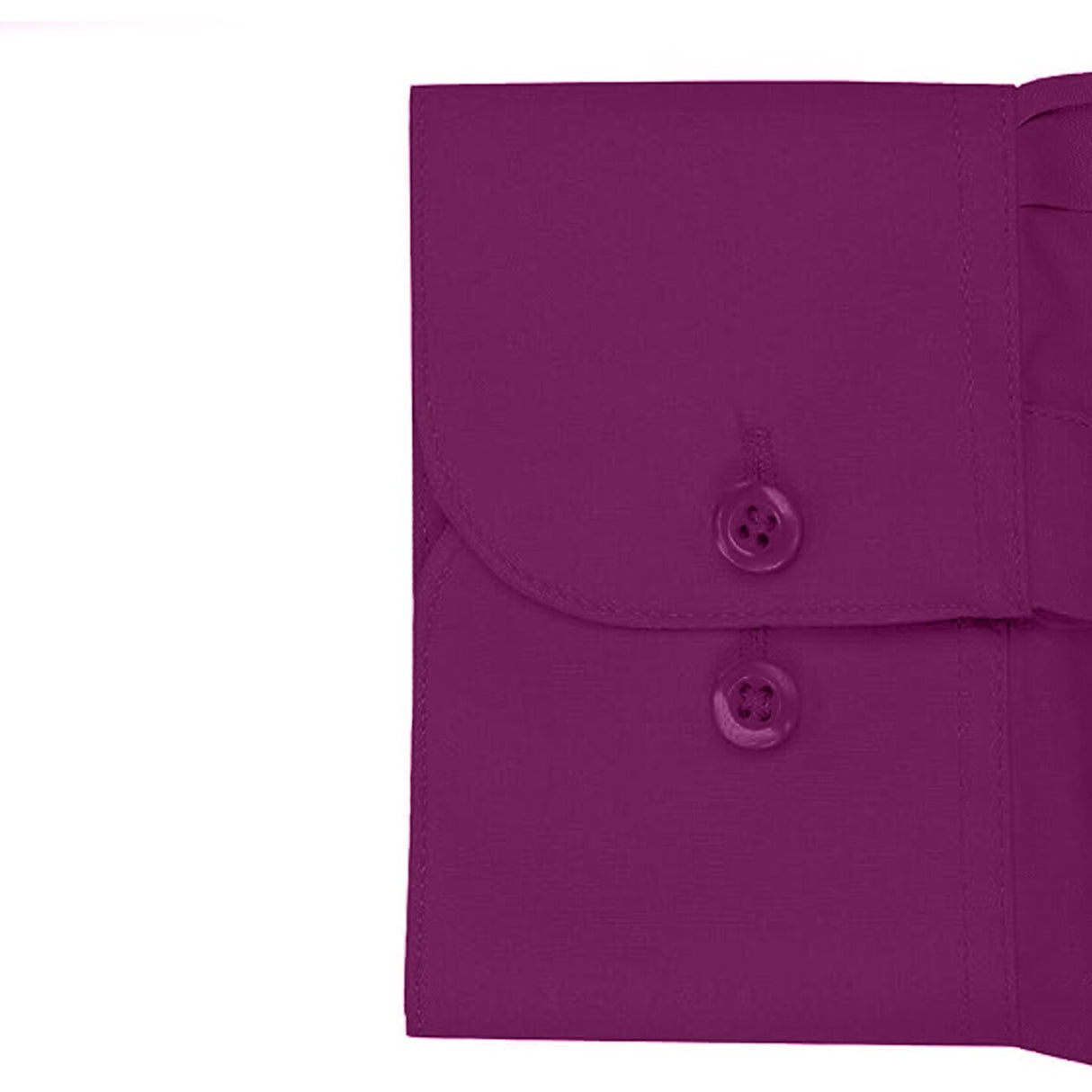 Magenta Long Sleeve Polo Shirt