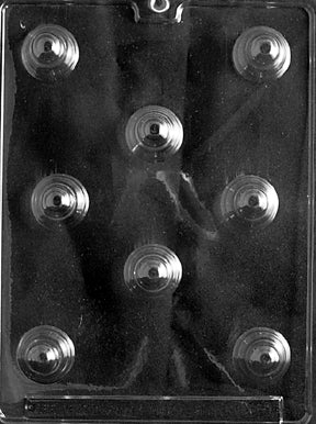Small Pour 3D Bells Chocolate Mold - LPW027