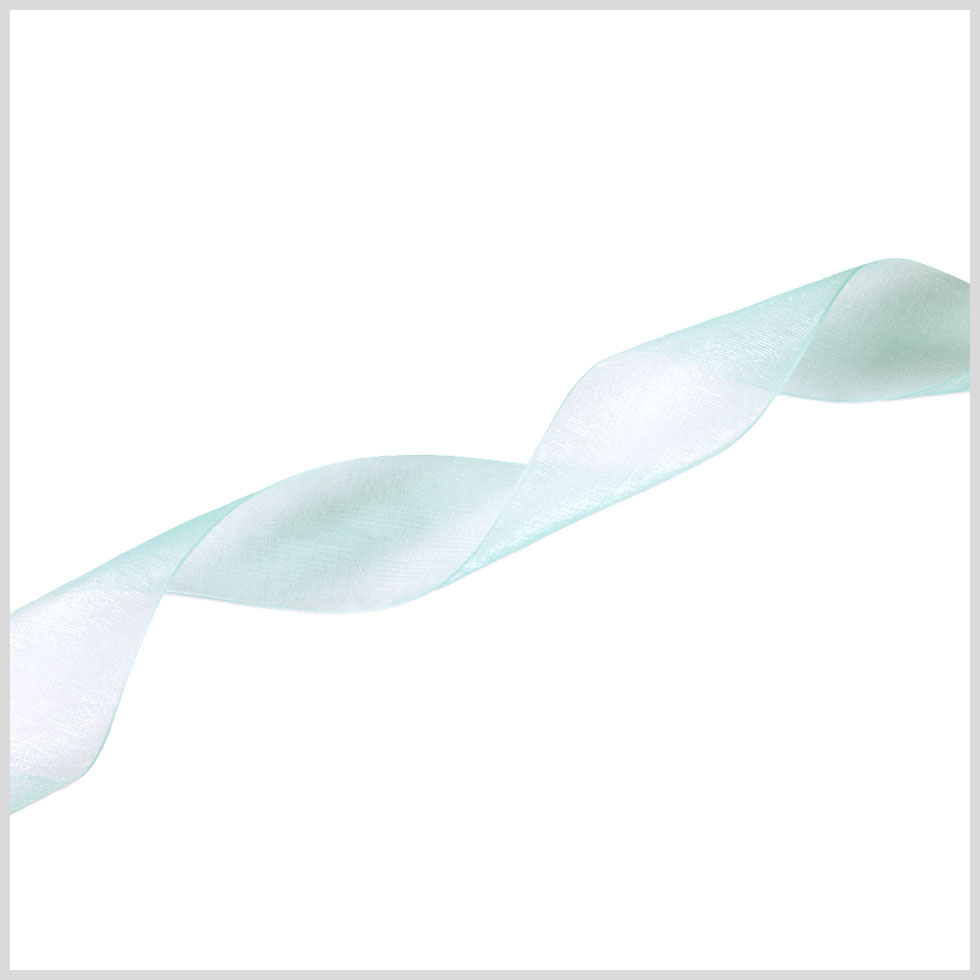 1.5" Mint Organza Ribbon
