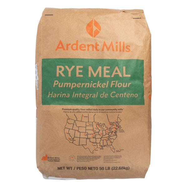 Ardent Mills Medium Rye Meal Pumpernickel Flour 50 lb.