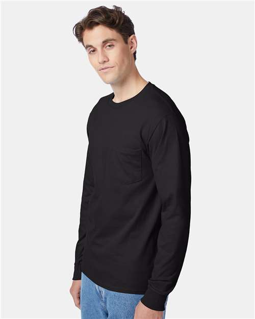 Men's Authentic Long Sleeve Pocket T-Shirt