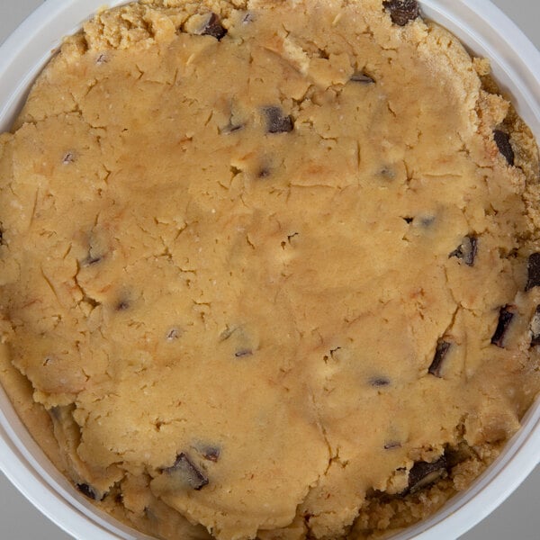 David's Cookies Chocolate Chunk Edible Cookie Dough 8 lb. - 2/Case