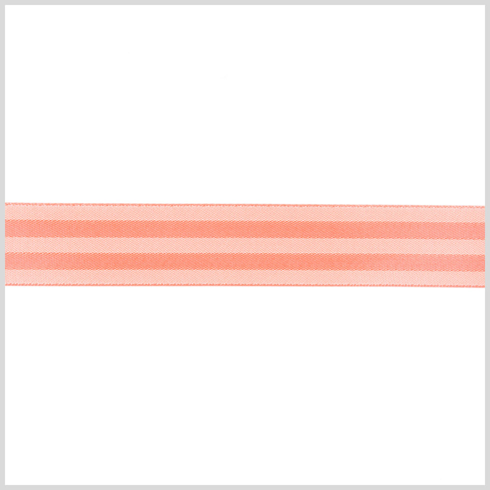7/8" Peach Double Face Satin Ribbon