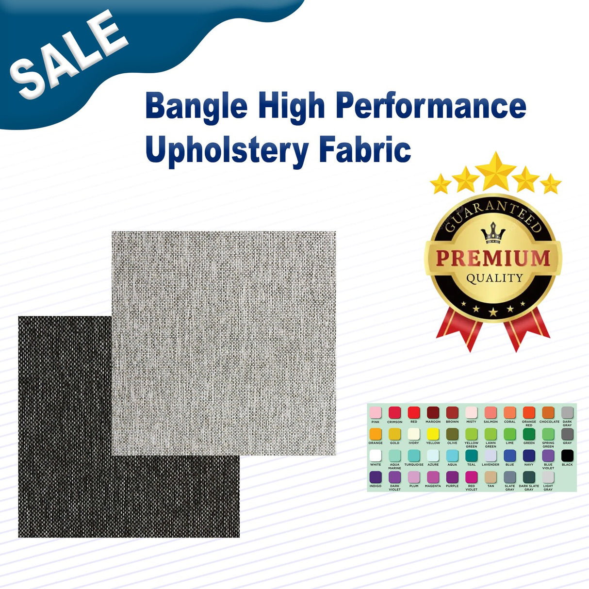 1 Yard Bangle High Performance Upholstery Fabric