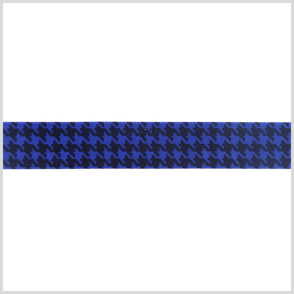 7/8" Royal Printed Satin Ribbon