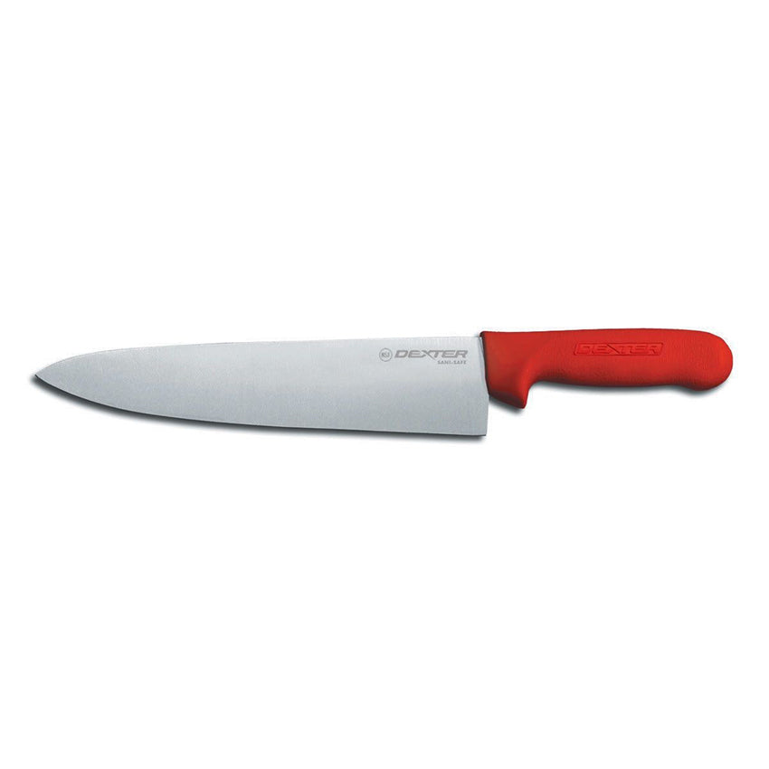 Sani-Safe 10" Red Cook's Knife