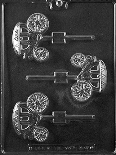 Wedding Carriage / Coach Lolly Chocolate Mold - LPW067
