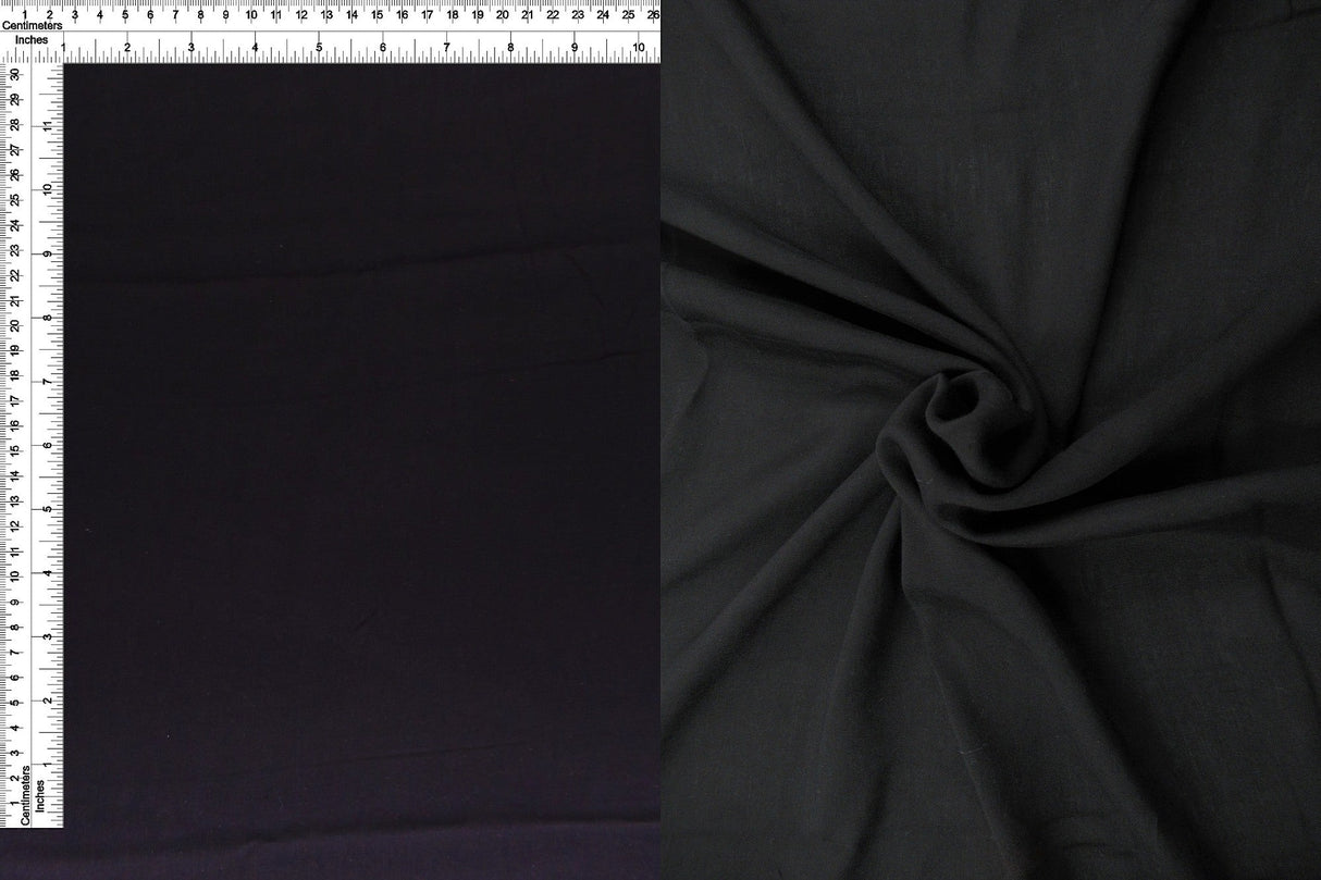 Rayon Woven Challis Solid Fabric
