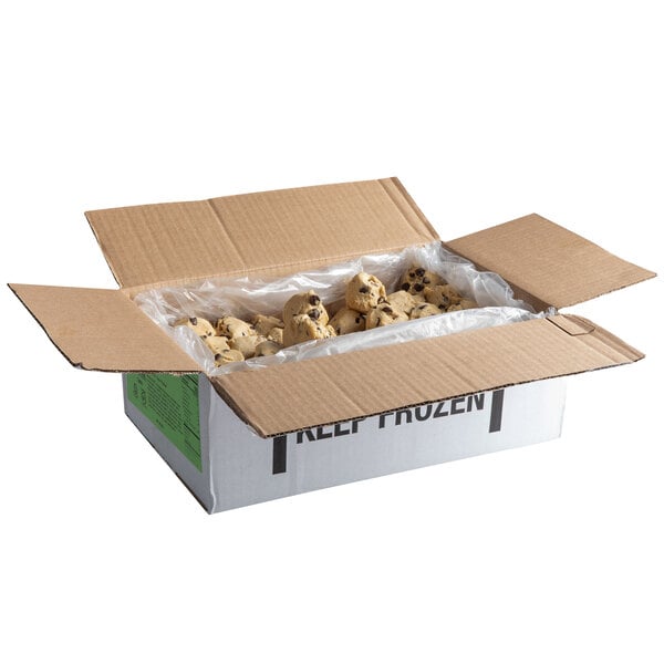 David's Cookies 1.5 oz. Gluten-Free Chocolate Chip Cookie Dough - 120/Case