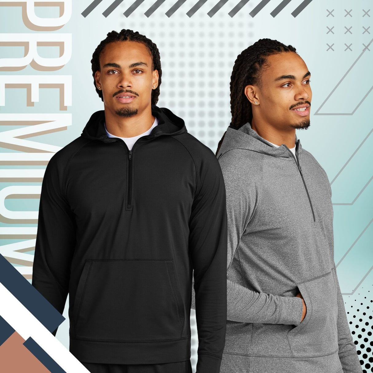 Sport-Tek® Sport-Wick Stretch ½ Zip Hoodie