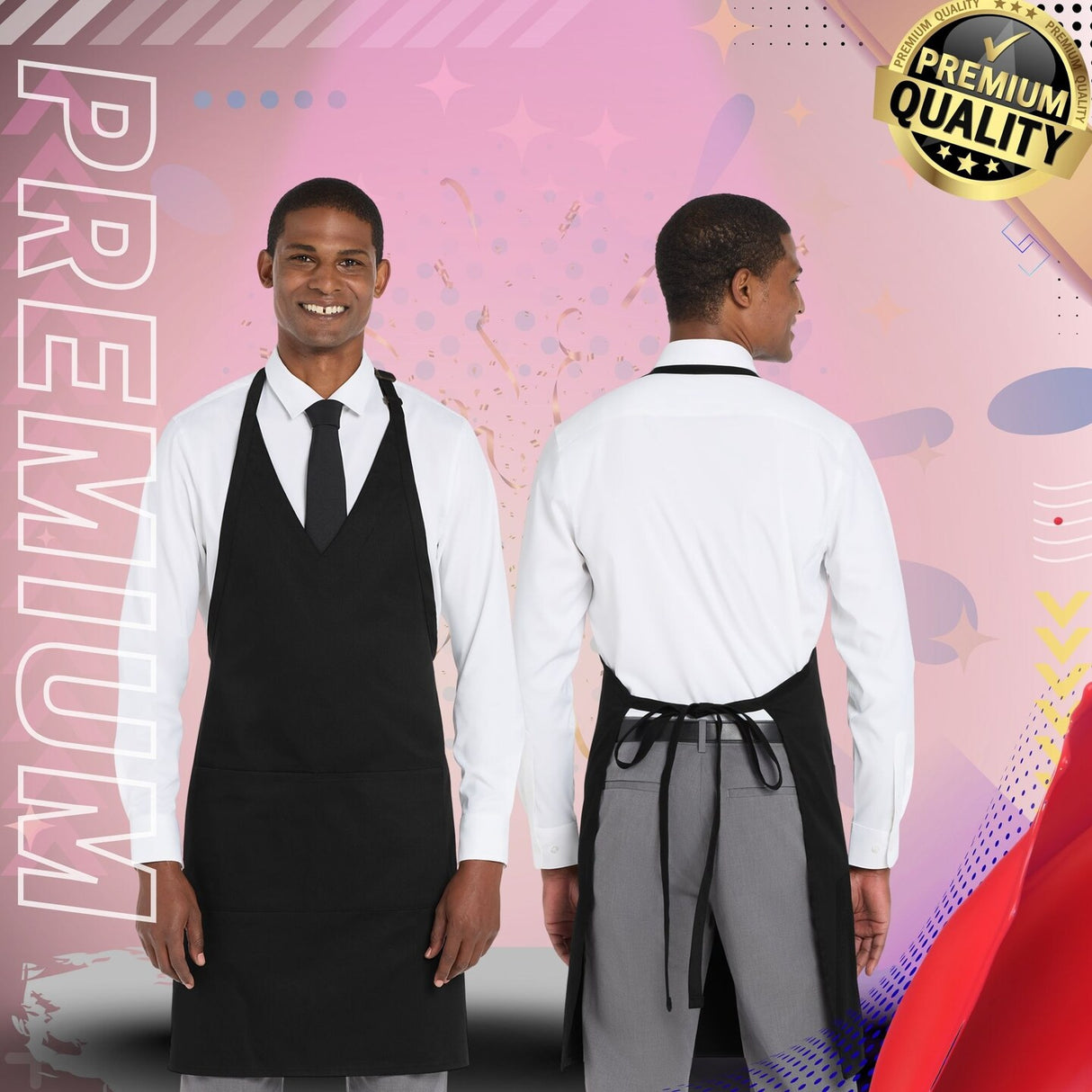 Port Authority® Easy Care Tuxedo Apron with Stain Release