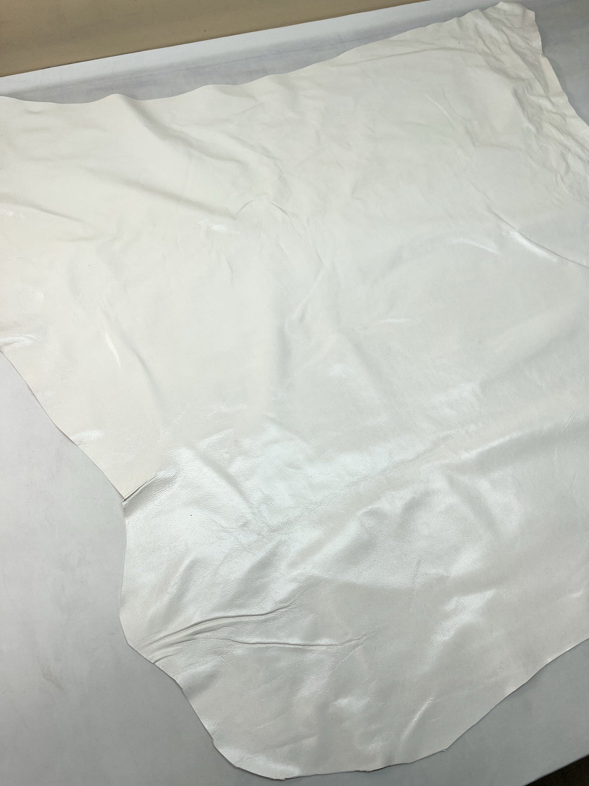 Stretch Leather White Shades