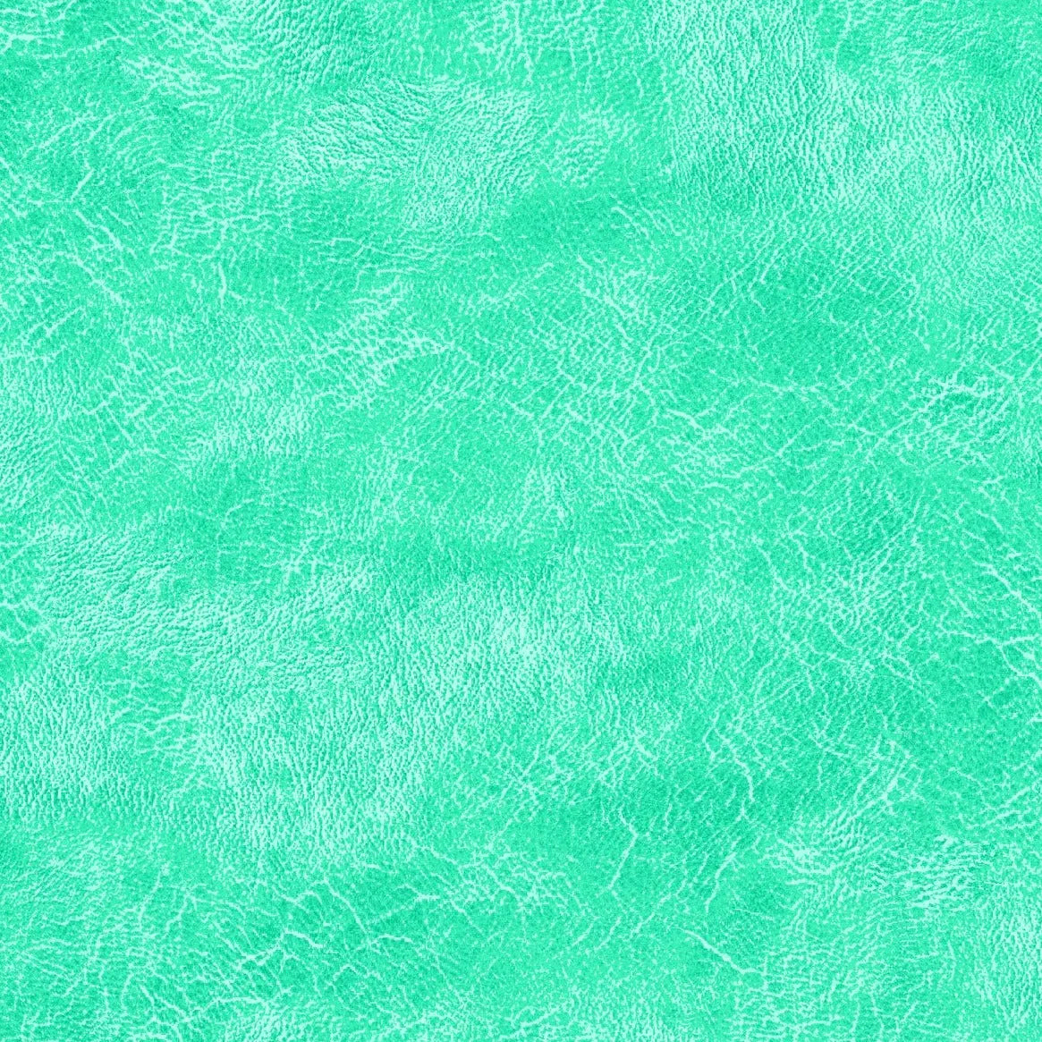 Cotton Wideback Fabric Green Aqua Crackles 118"