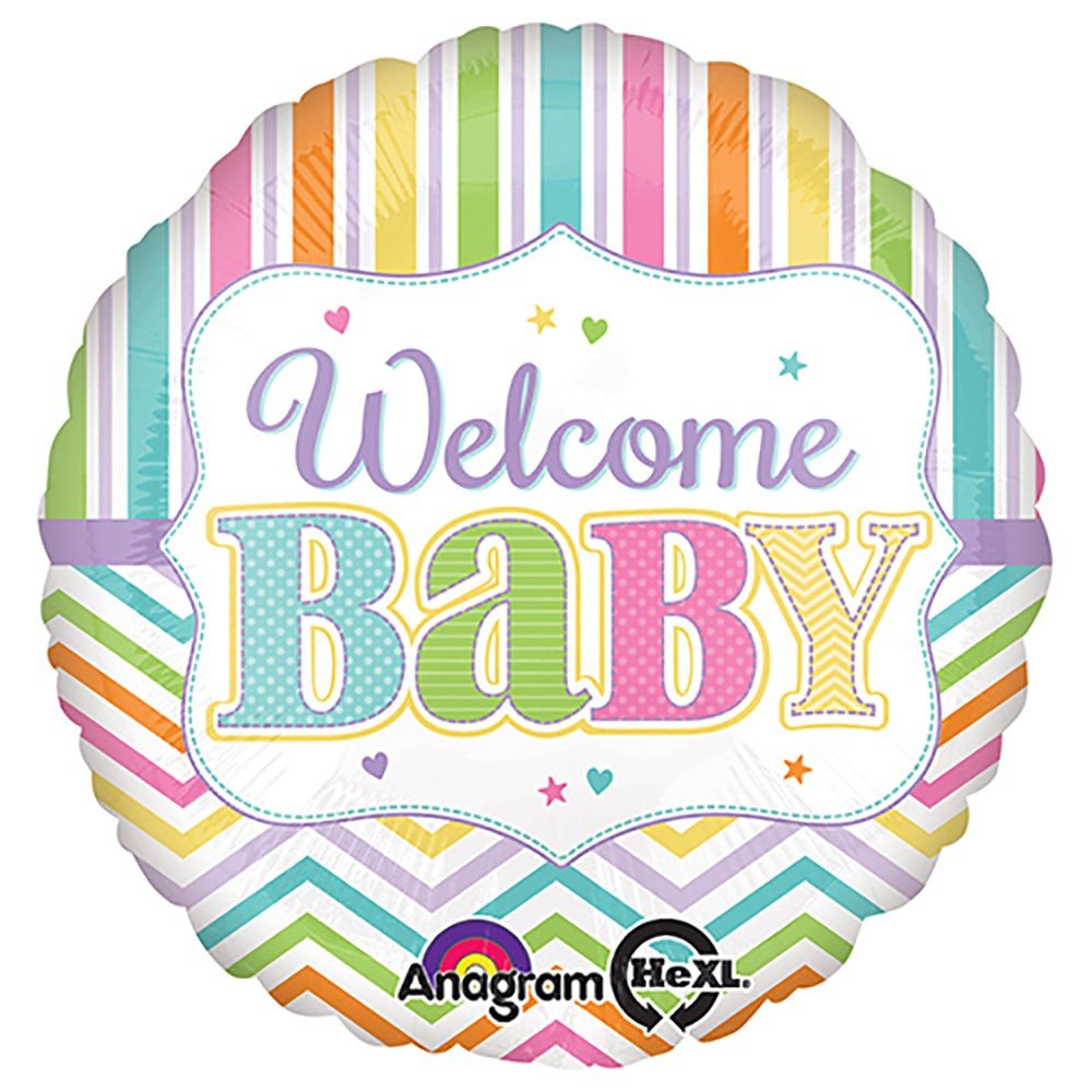 Foil Balloon Baby Brights 18 Inch