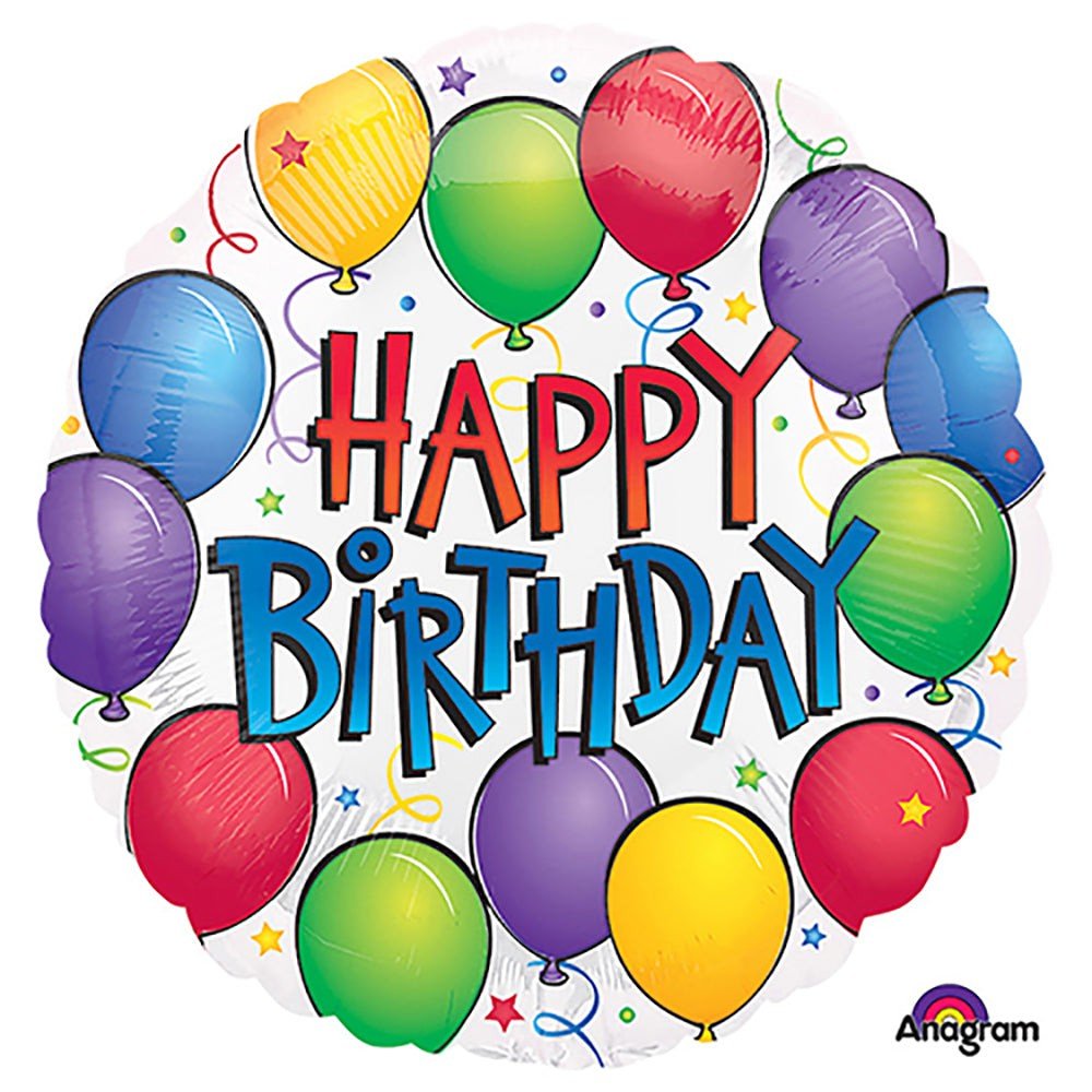 18 Inch Birthday Foil Balloon