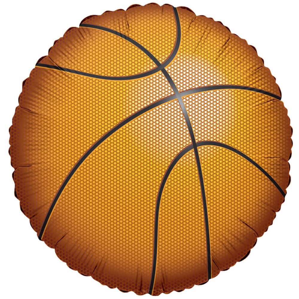 Basketball Foil Balloon 18 Inch