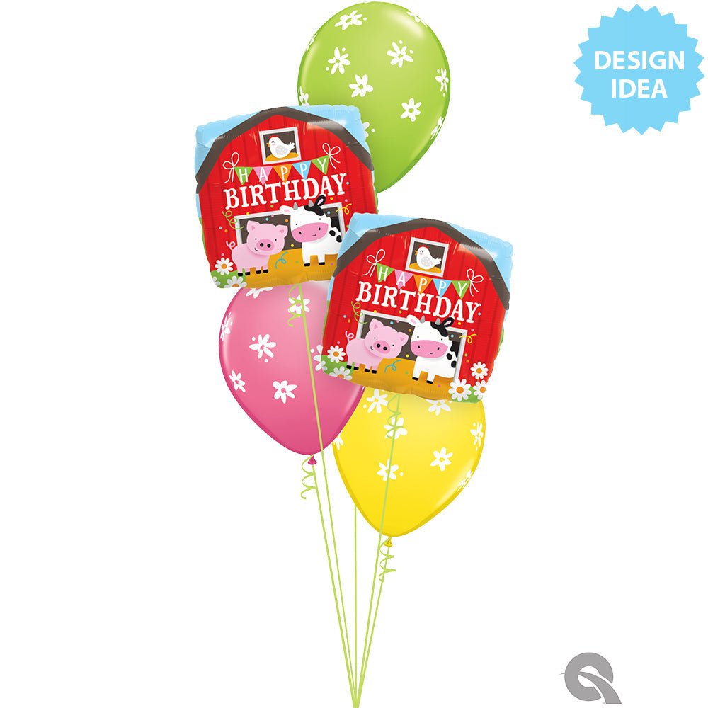 Birthday Barn Foil Balloon 18 Inch