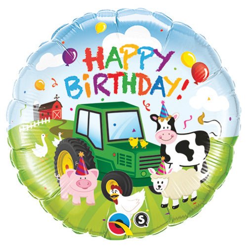 Birthday Barnyard Foil Balloon