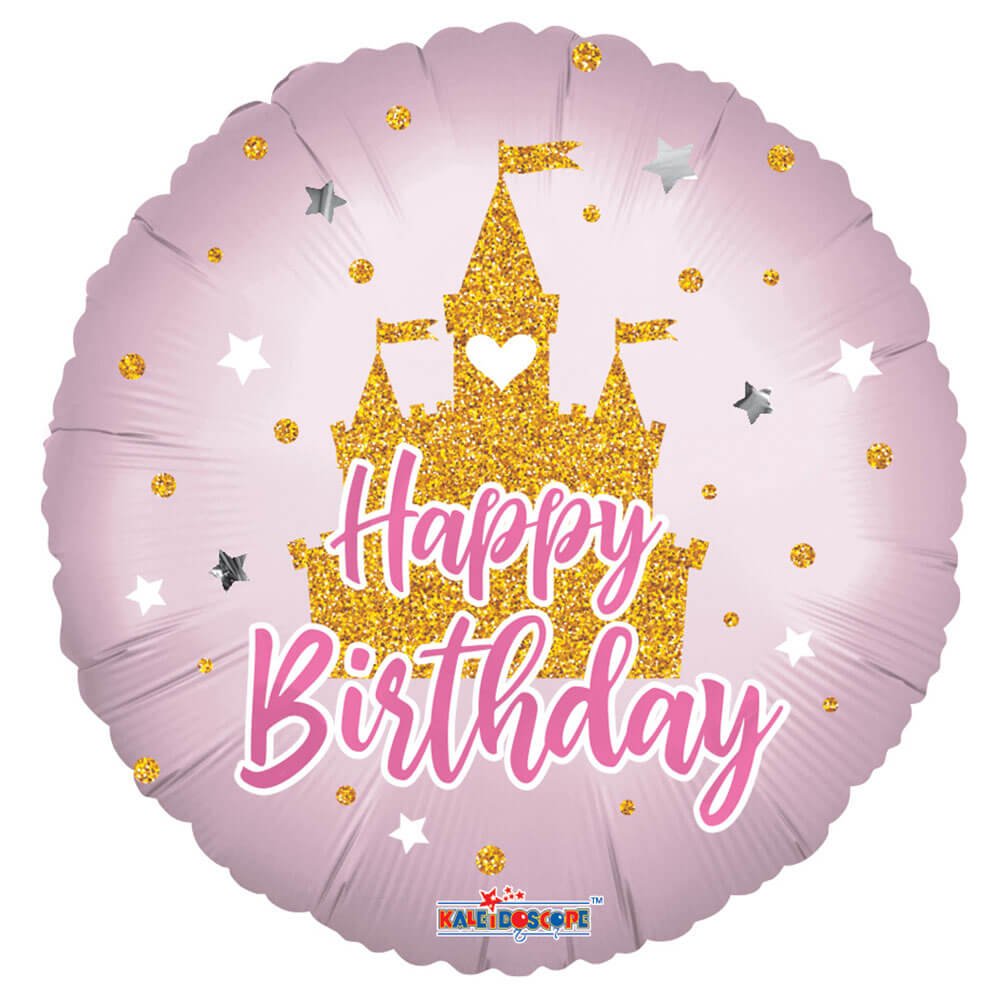 Birthday Castle Matte Foil Balloon