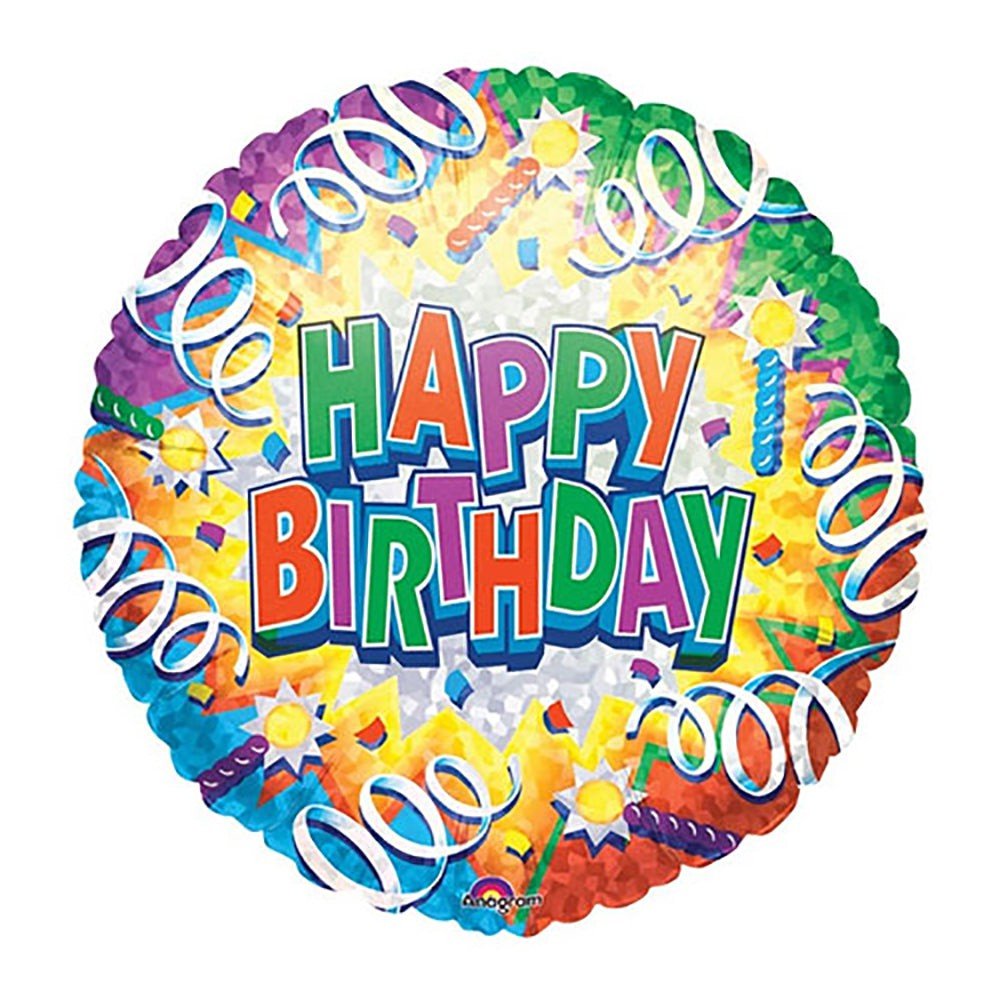 Birthday Explosion Foil Balloon 18 Inch