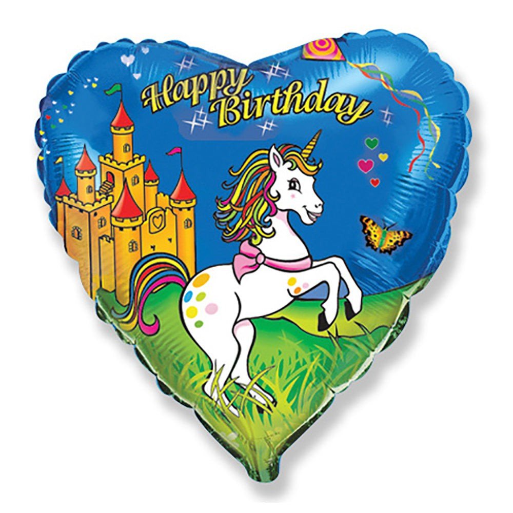 Birthday Unicorn Foil Balloon