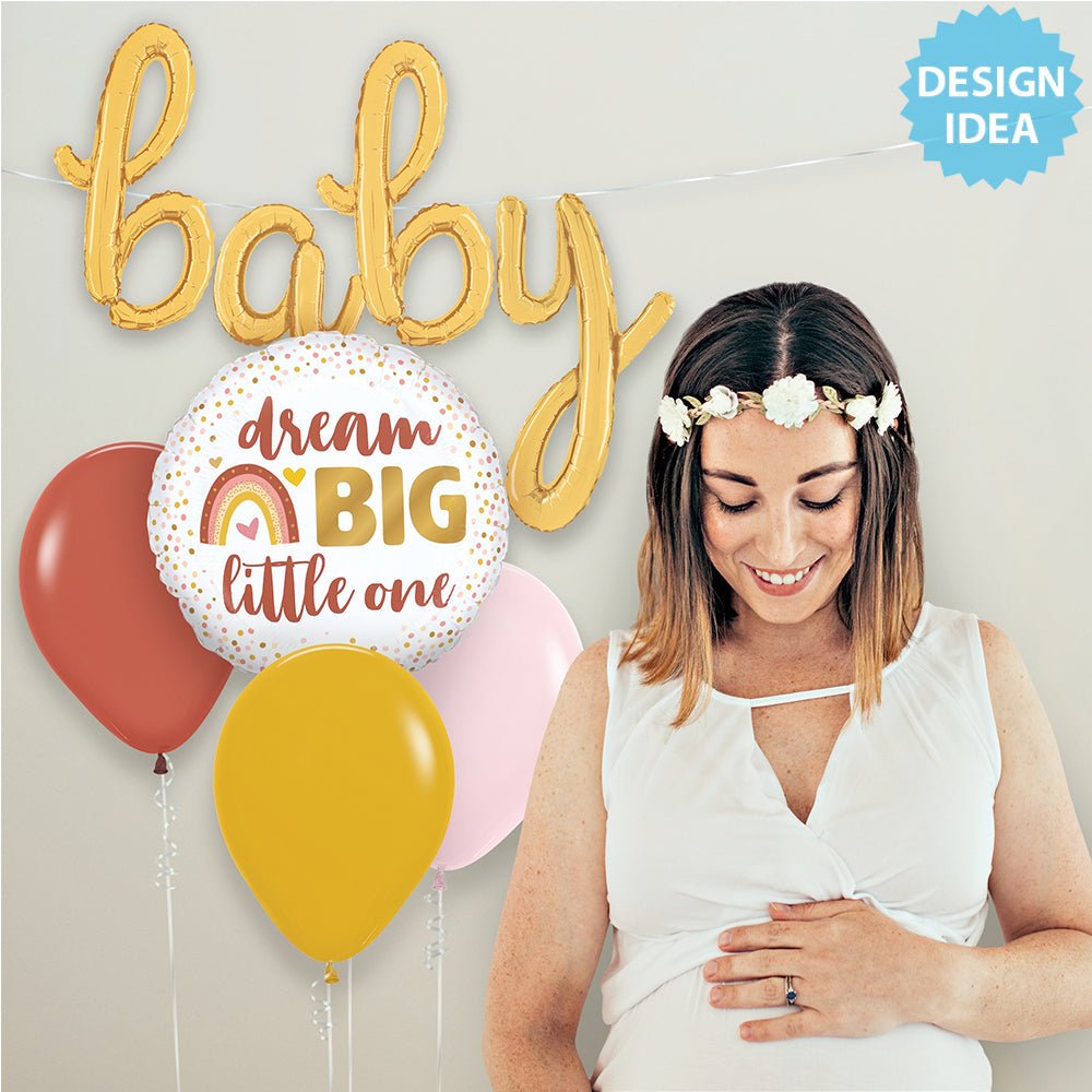 Foil Balloon Boho Baby 18 Inch