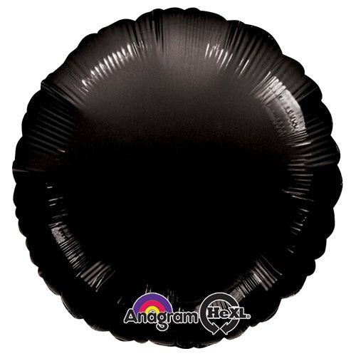 18 Inch Black Foil Balloon