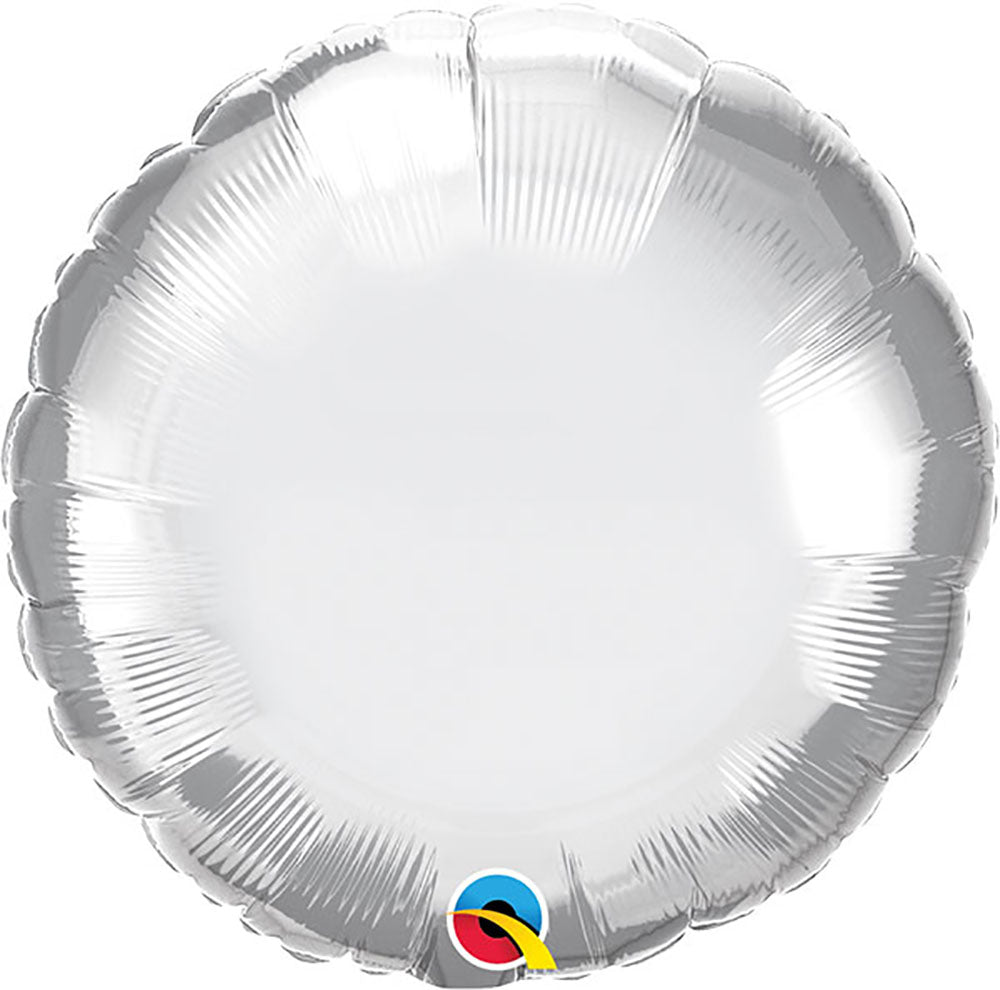 Foil Balloon 18 Inch Chrome Silver