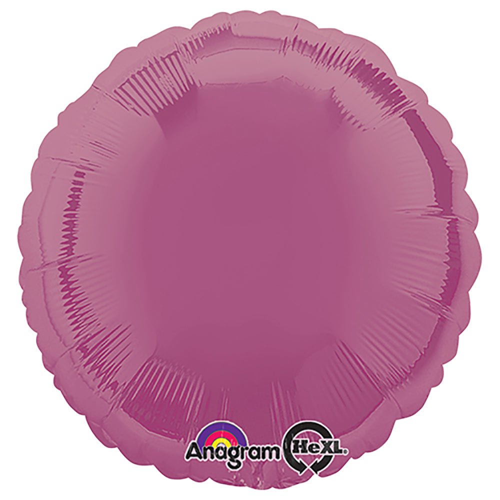 18 Inch Round Metallic Lavender Foil Balloon