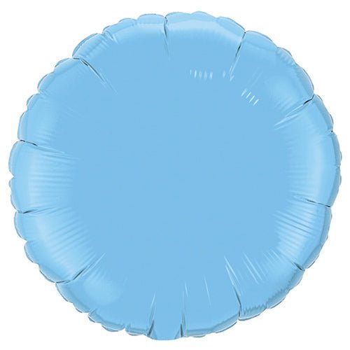 18 Inch Round Pale Blue Foil Balloon