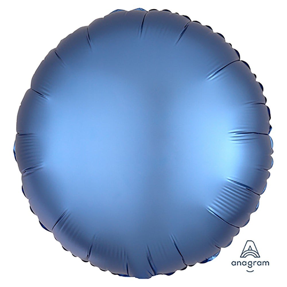 18 Inch Foil Balloon - Satin Luxe Azure
