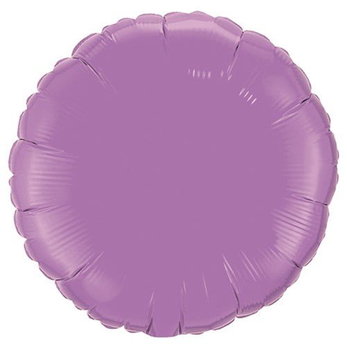 18 Inch Round Spring Lilac Foil Balloon