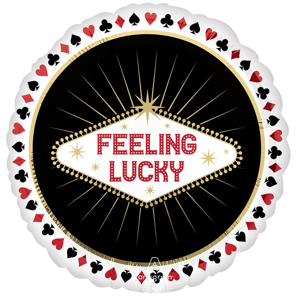 Foil Balloon Feeling Lucky Casino