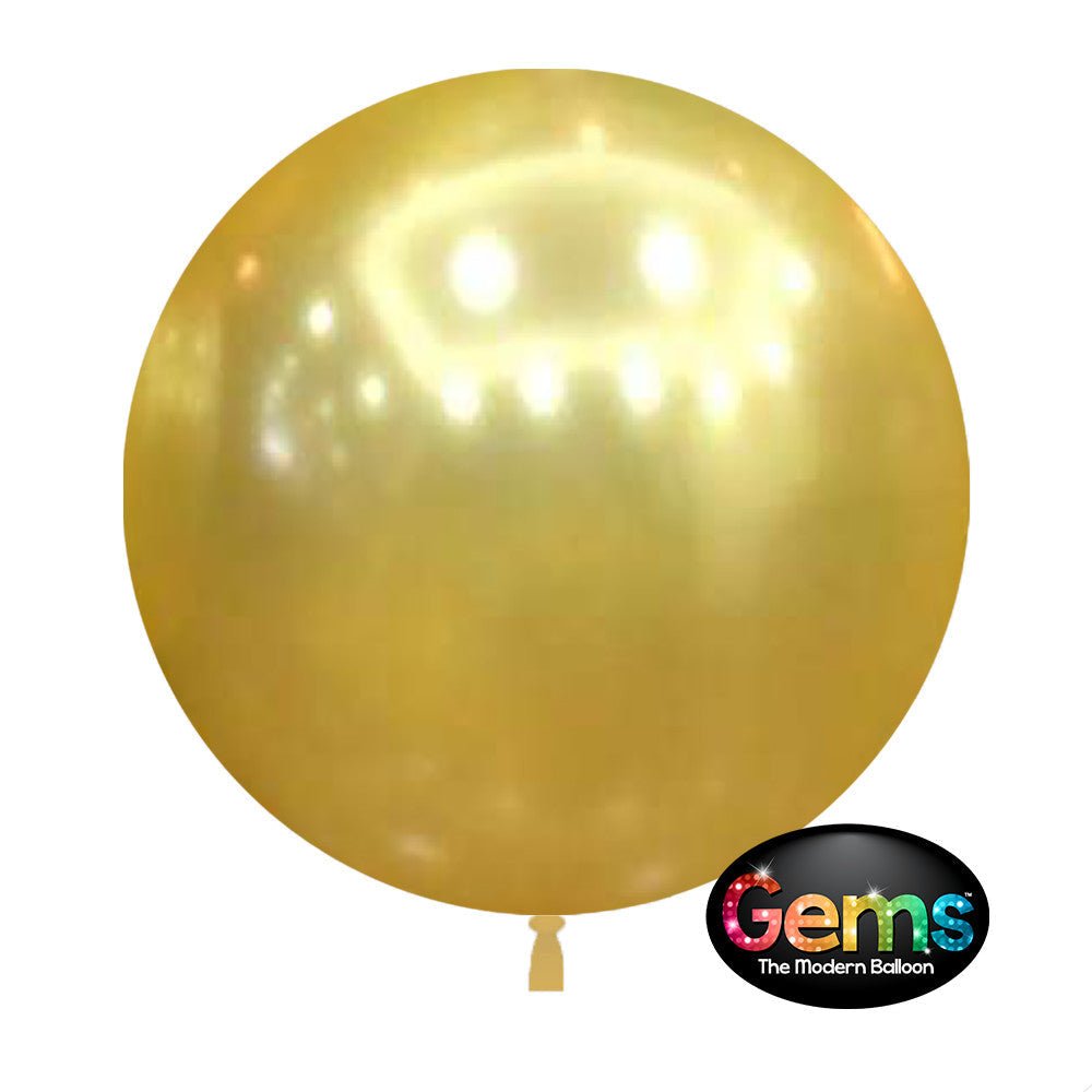 GEMS Balloon Bright Gold 5 Pack