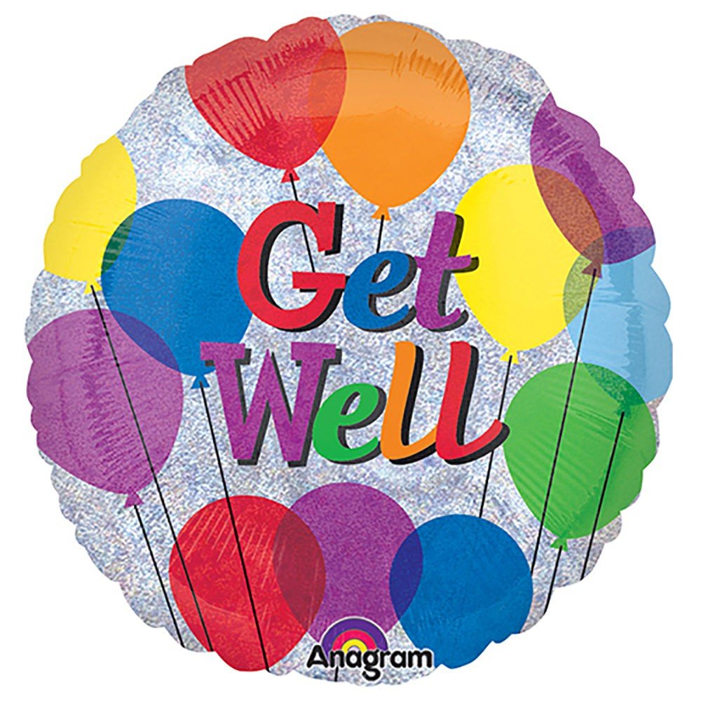 Get Well Foil Balloon 18 Inch
