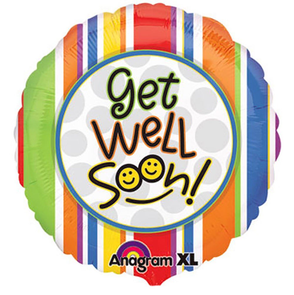 Get Well Soon Smiles Foil Balloon