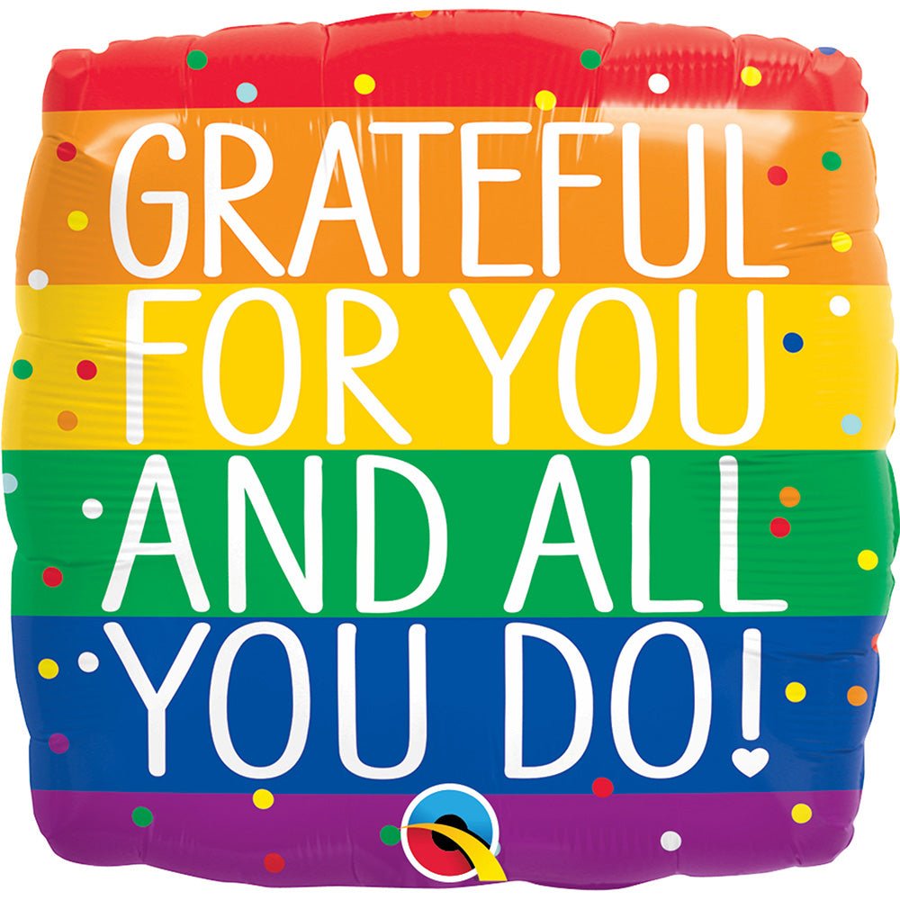 Foil Balloon Grateful For You & All You Do
