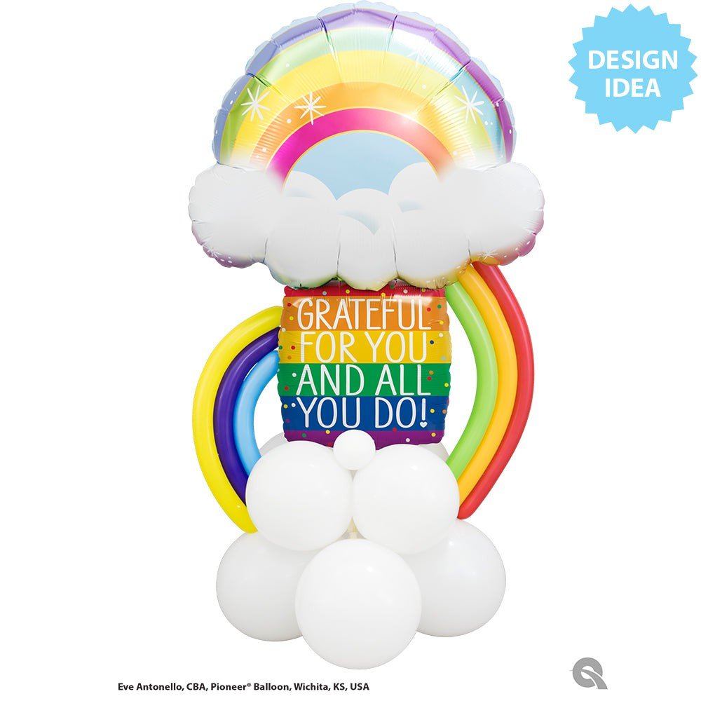 Foil Balloon Grateful For You & All You Do