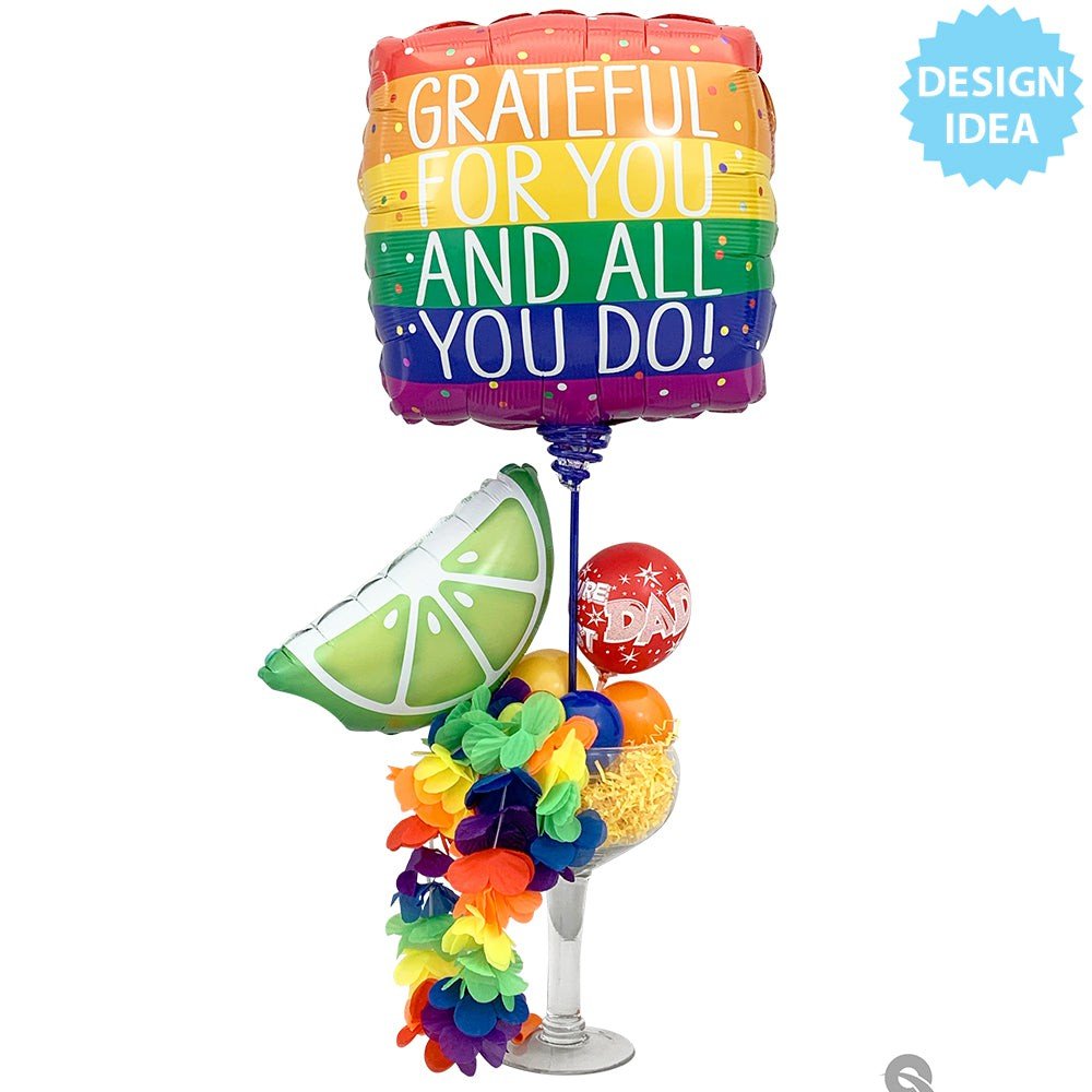 Foil Balloon Grateful For You & All You Do