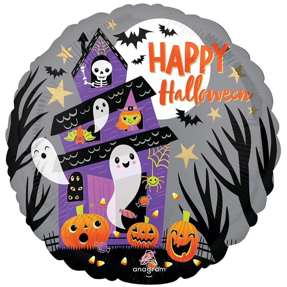Halloween Foil Balloon Haunted House