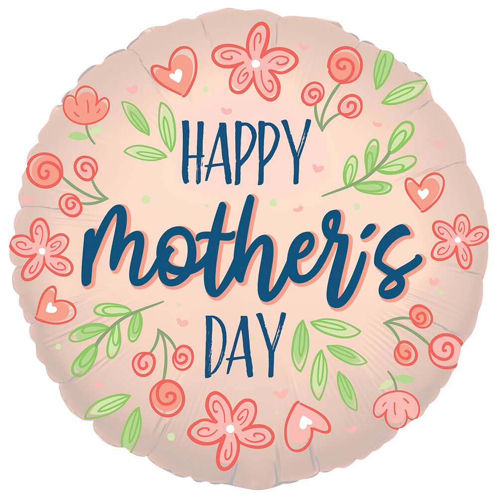 Mother's Day Foil Balloon 18 Inch Rose Gold