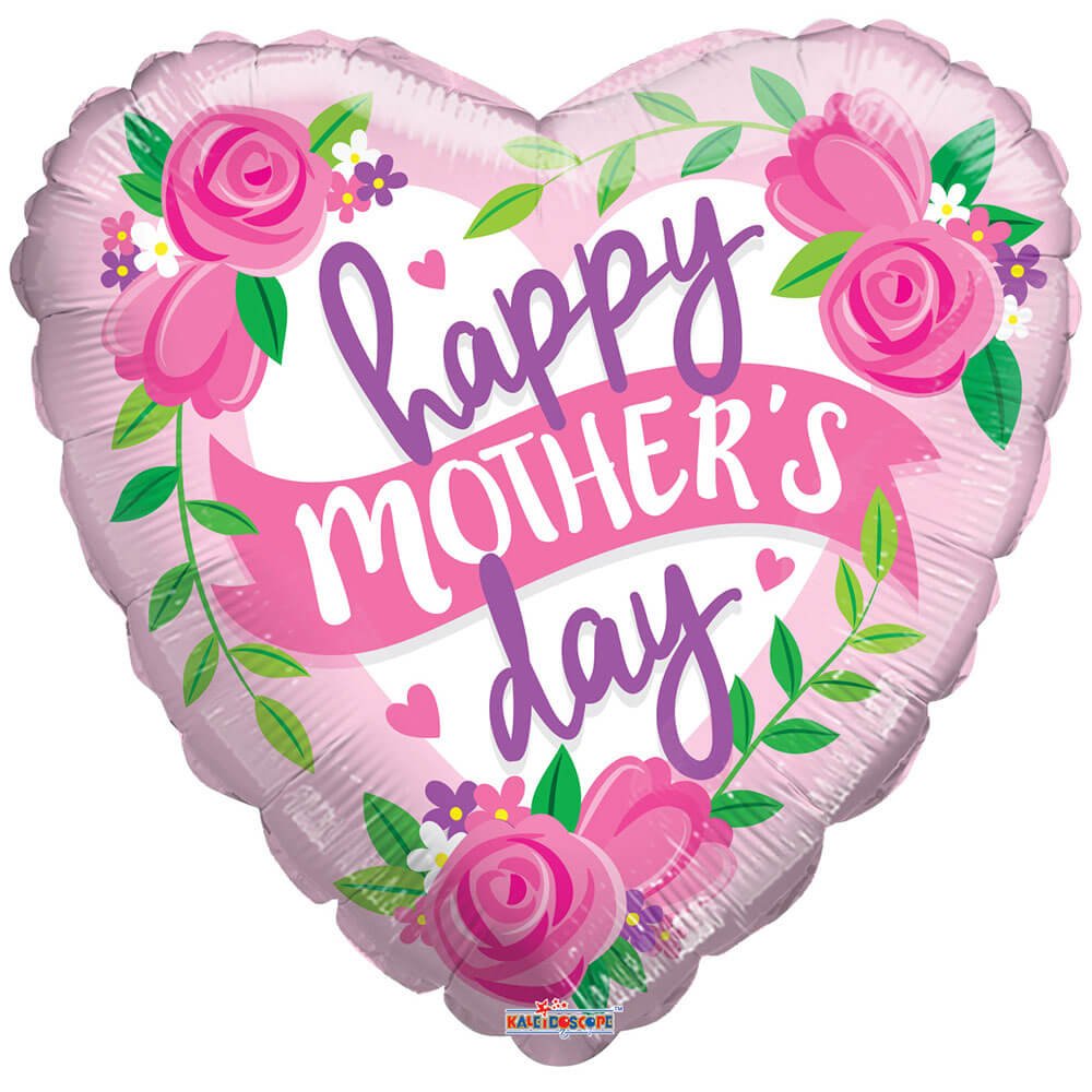 Mother's Day Heart Foil Balloon