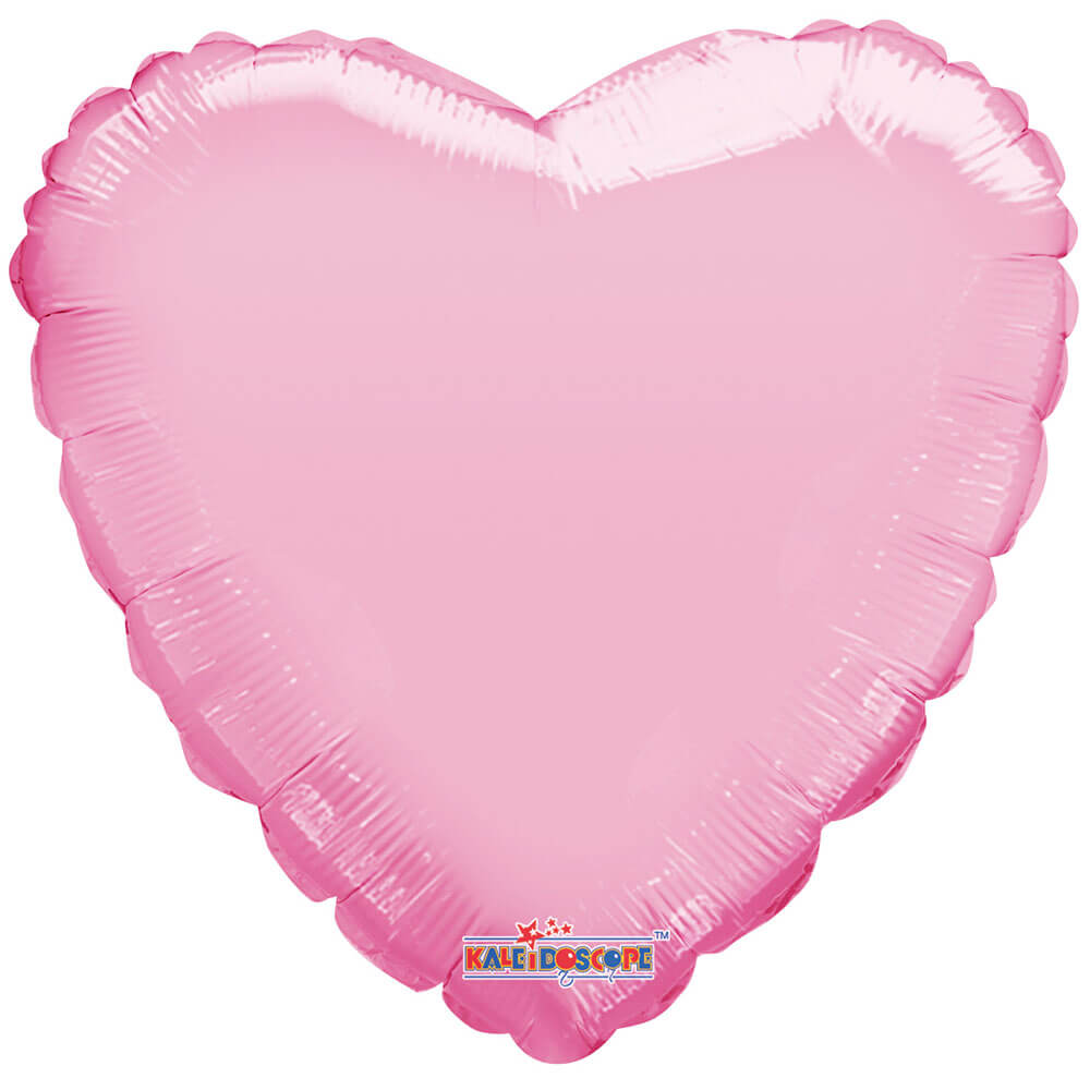 Heart Foil Balloon Macaron Pale Pink