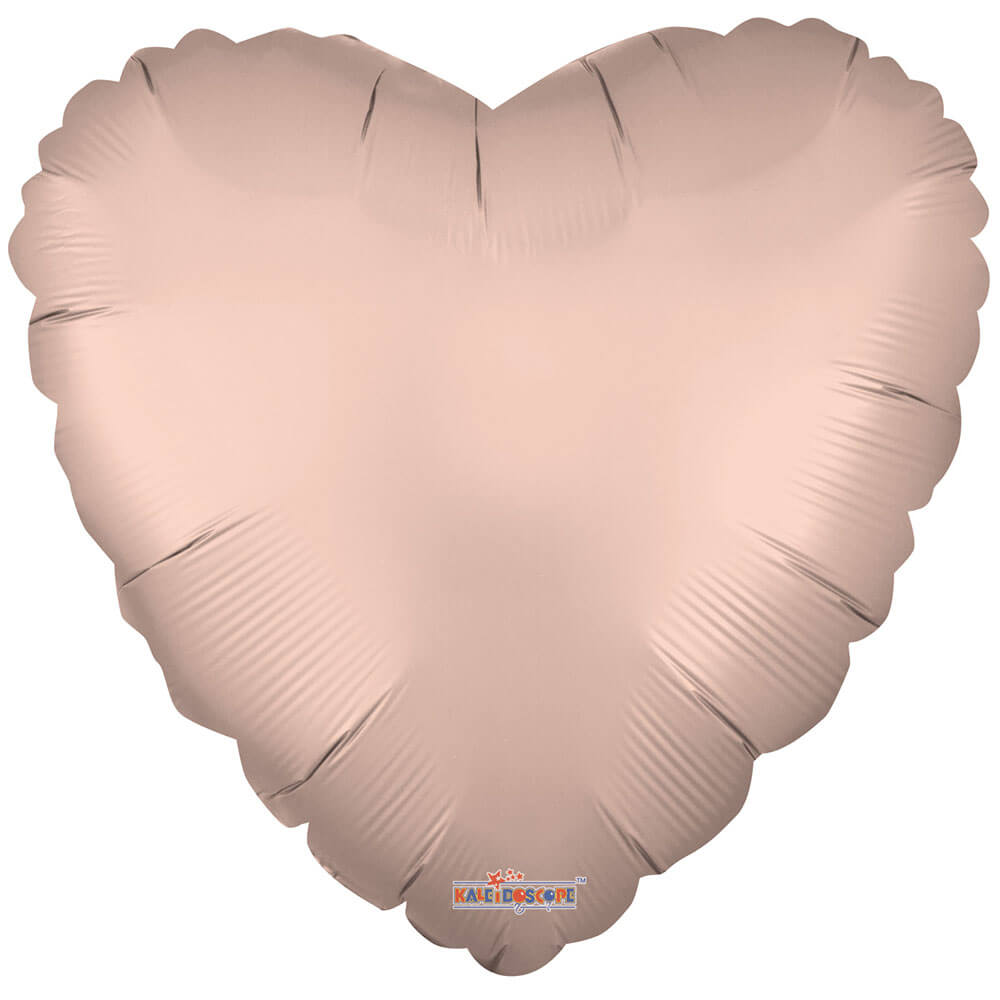 Heart Foil Balloon Matte Rose Gold