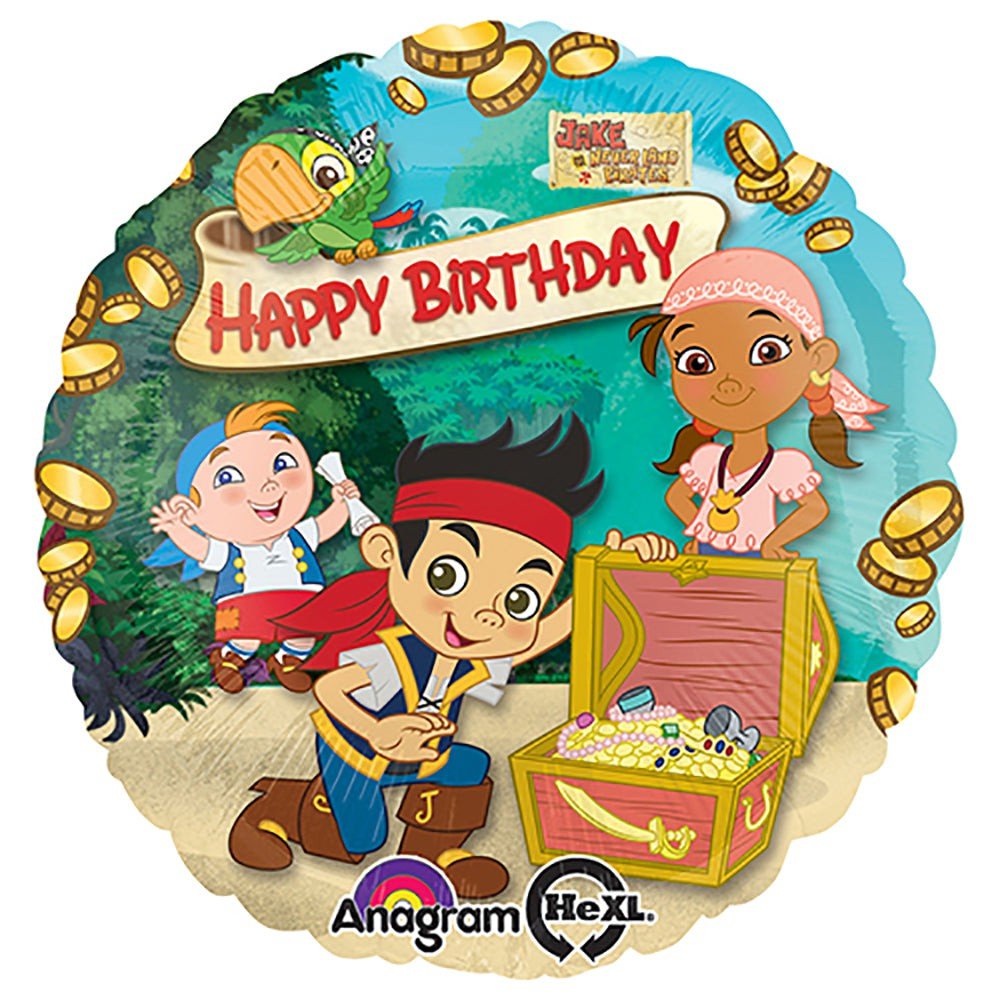 Foil Balloon Jake & The Neverland Pirates Birthday