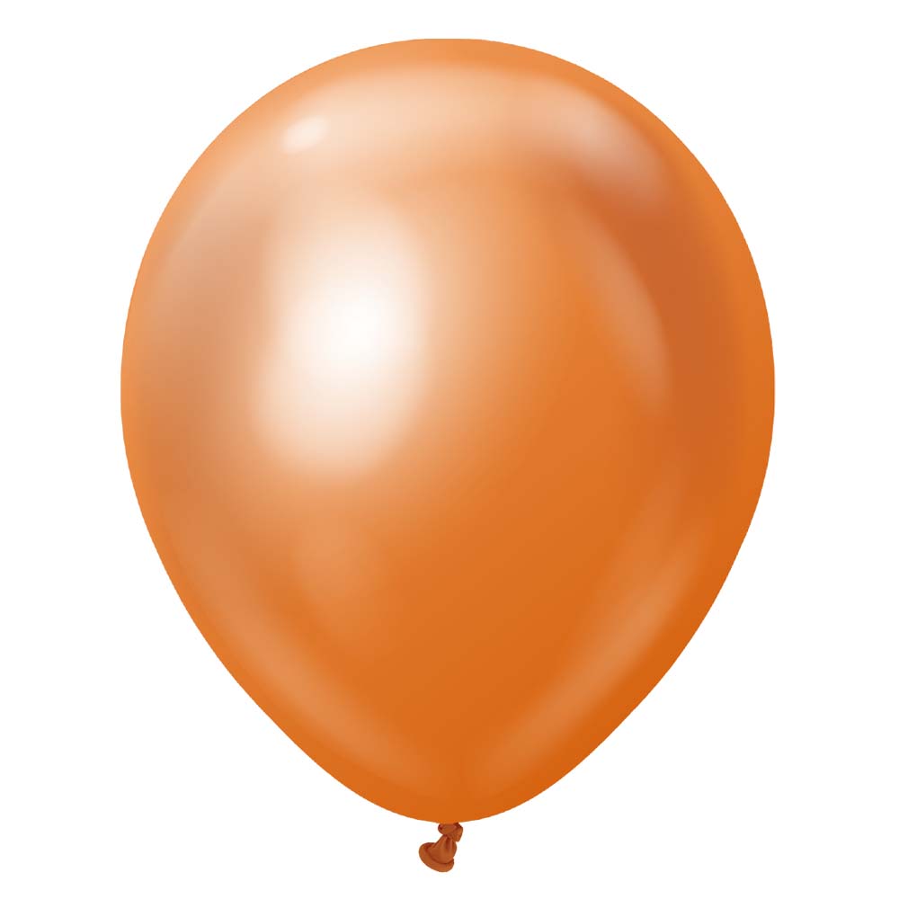 Latex Balloons 18 Inch Kalisan Mirror Copper