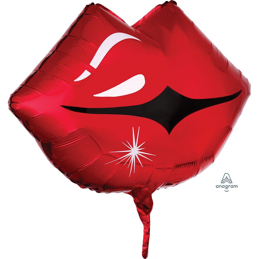 Foil Balloon Kissy Lips 18 Inch