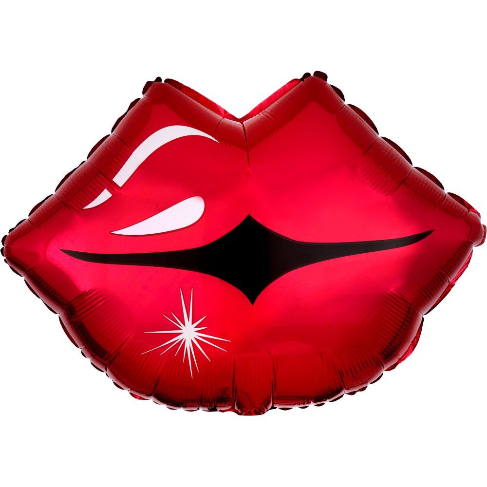 Foil Balloon Kissy Lips 18 Inch