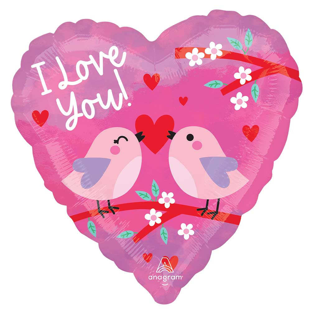 Love Birds Foil Balloon